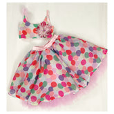 Dipped in polka lehenga set